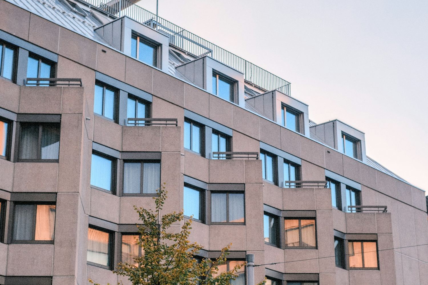 L’immeuble, rue de Lausanne
